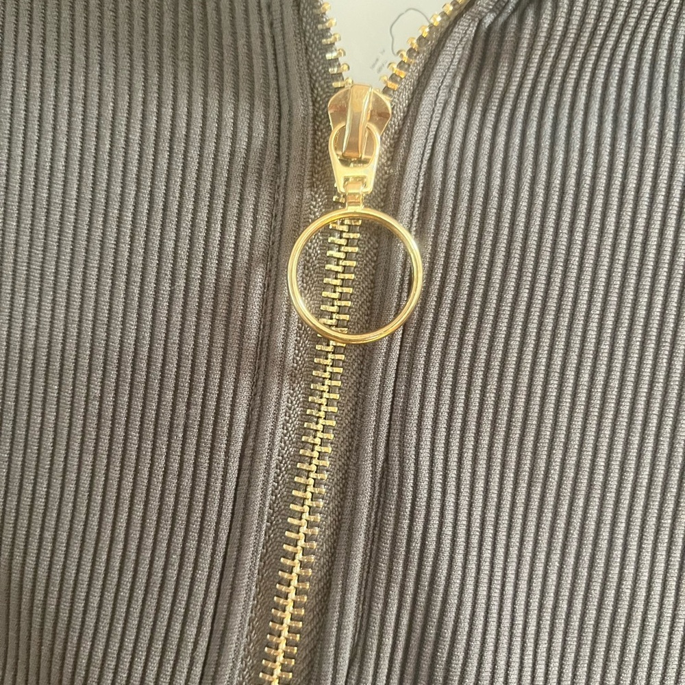 EFAN Ribbed Gray Jacket - Picture 4 of 5